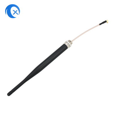 Bulkhead Mount 3G 4G LTE Omni Antenna With Rg316 Cable MMCX Connector
