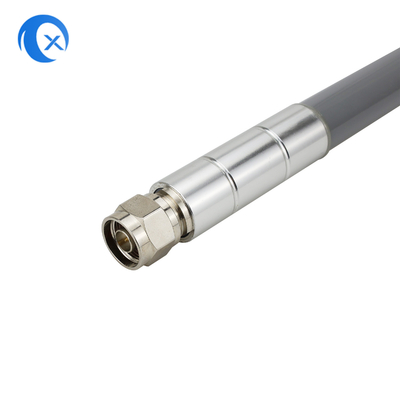 2.4-2.5GHz High Gain 12dBi Dual Band Outdoor Omni Fiberglass Communication Antenna with N male Connector Base Antenna