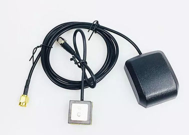 Black GPS Navigation Antenna RG174 3M Cable 1575.42 MHZ For Car