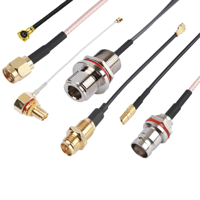 Flexible RG316 Wifi Receiver Antenna Coaxial Jumper With RP SMA Female