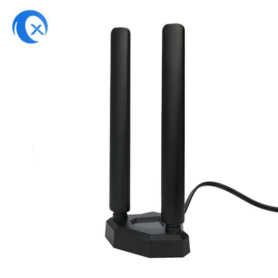 WiFi 6E Tri Band Antenna 6GHz 5GHz 2.4GHz Gaming WiFi Antenna Magnetic Base For PC Computer
