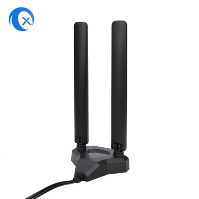 WiFi 6E Tri Band Antenna 6GHz 5GHz 2.4GHz Gaming WiFi Antenna Magnetic Base For PC Computer