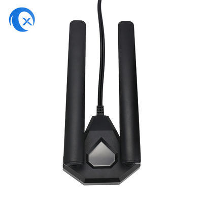 WiFi 6E Tri Band Antenna 6GHz 5GHz 2.4GHz Gaming WiFi Antenna Magnetic Base For PC Computer