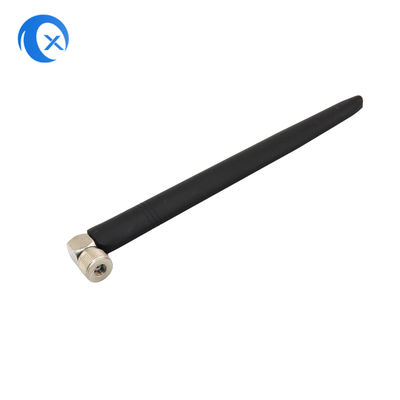 High Gain 5dBi Fixed 90 Degree External Rubber Right-Angle RP SMA Male Connector 2.4GHz Antenna for HD Security Camera