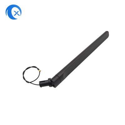 2.4G High Gain 5 dBi Omni Swivel Paddle Waterproof WiFi Antenna with Flying Cable for Router Antenna