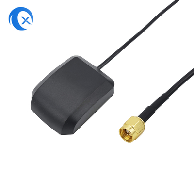 1575.42MHz 27dBi GPS Antenna with Two Amplification Car DVD Navigation GPS Active Antenna 3m Meters SMA Male Connector